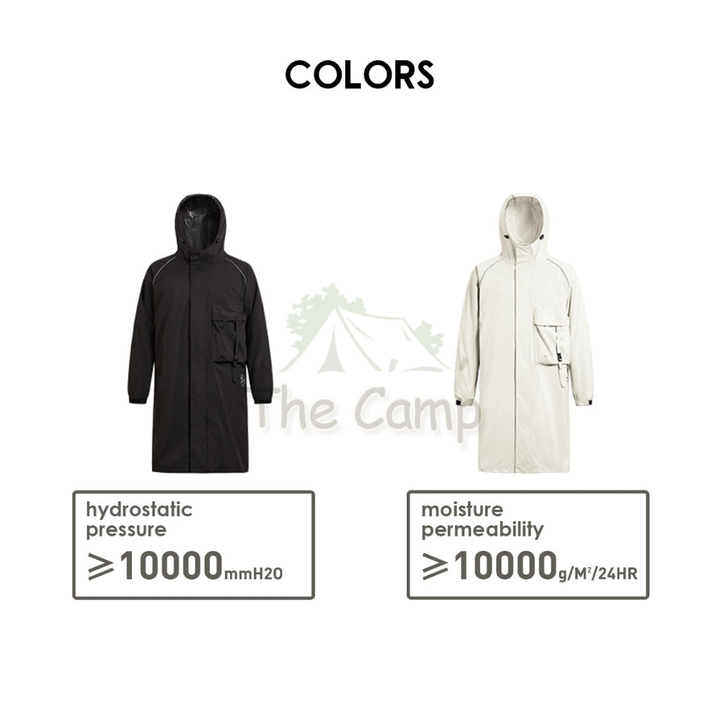 Naturehike Reflective Raincoat Outdoor Camping Rain Coat CNH23RG002