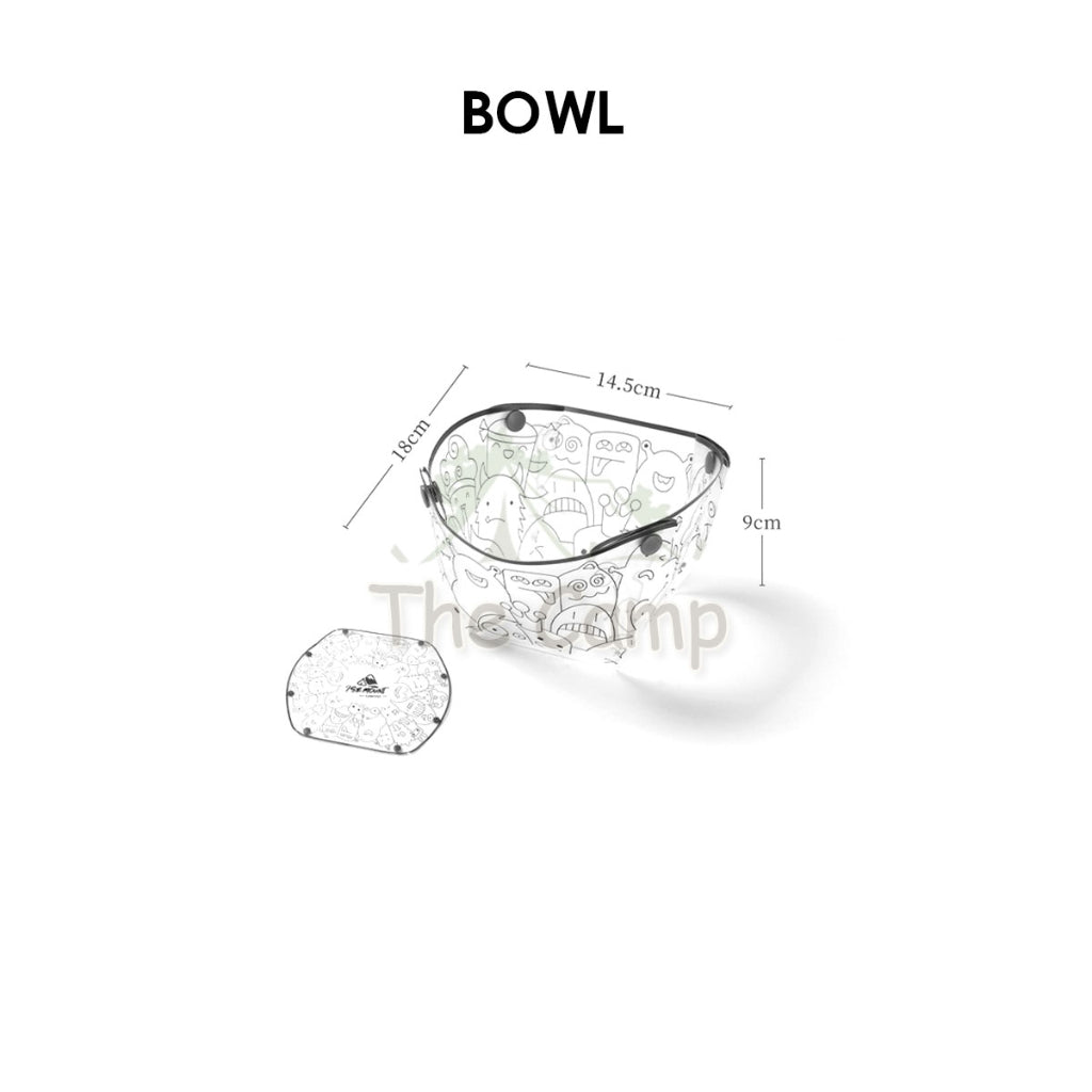 Foldable PP Tableware Folding Cup Bowl Plate Coffee Dripper Spork Cutting Outdoor Camping Foodgrade Cookware Utensils