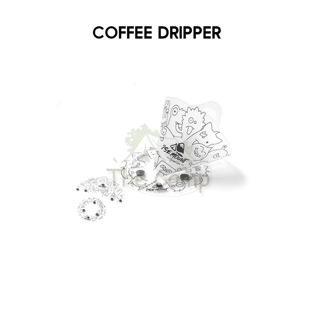 Foldable PP Tableware Folding Cup Bowl Plate Coffee Dripper Spork Cutting Outdoor Camping Foodgrade Cookware Utensils