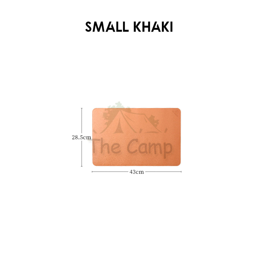 PU Leather Table Mat Anti Scratch Dirt Waterproof Box Mat Camping Outdoor Protector Eggroll Tableware Aluminium Wood