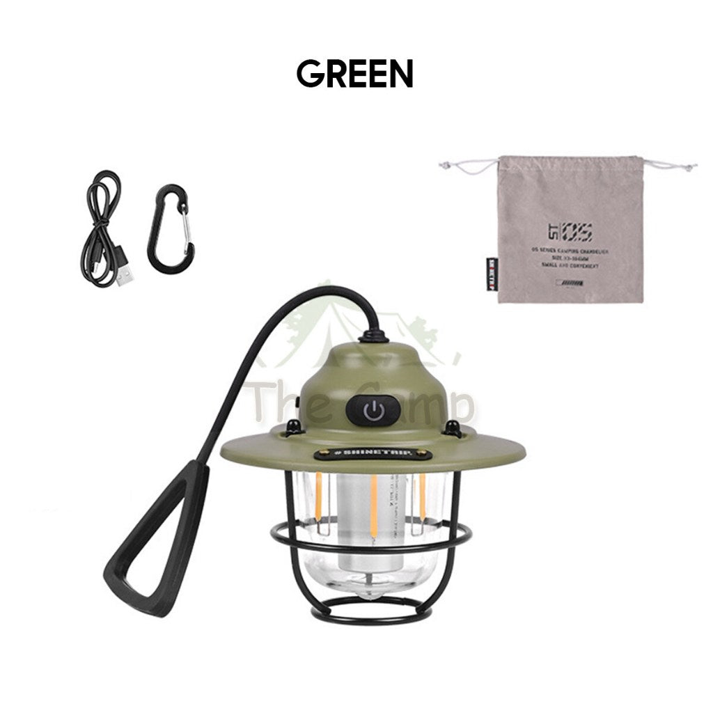 Shinetrip Mini Retro Lamp Outdoor Camping LED Mini Light Atmosphere Atmospheric Lantern Lampu 05 Series A473 Pine Cone