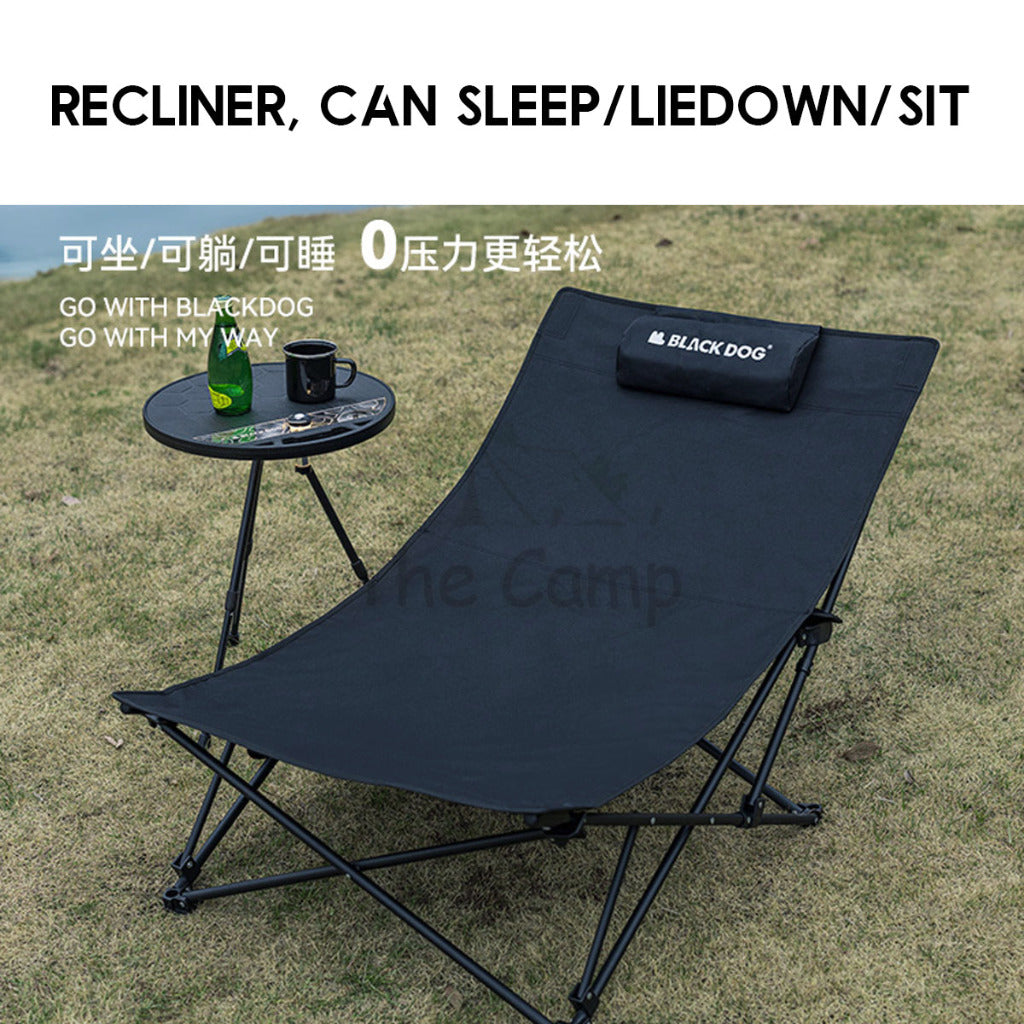 Blackdog Camping Recliner Leisure Chair Headrest Lounge Lazy Foldable Lying Sleeping Outdoor Camping CBD2300JJ027
