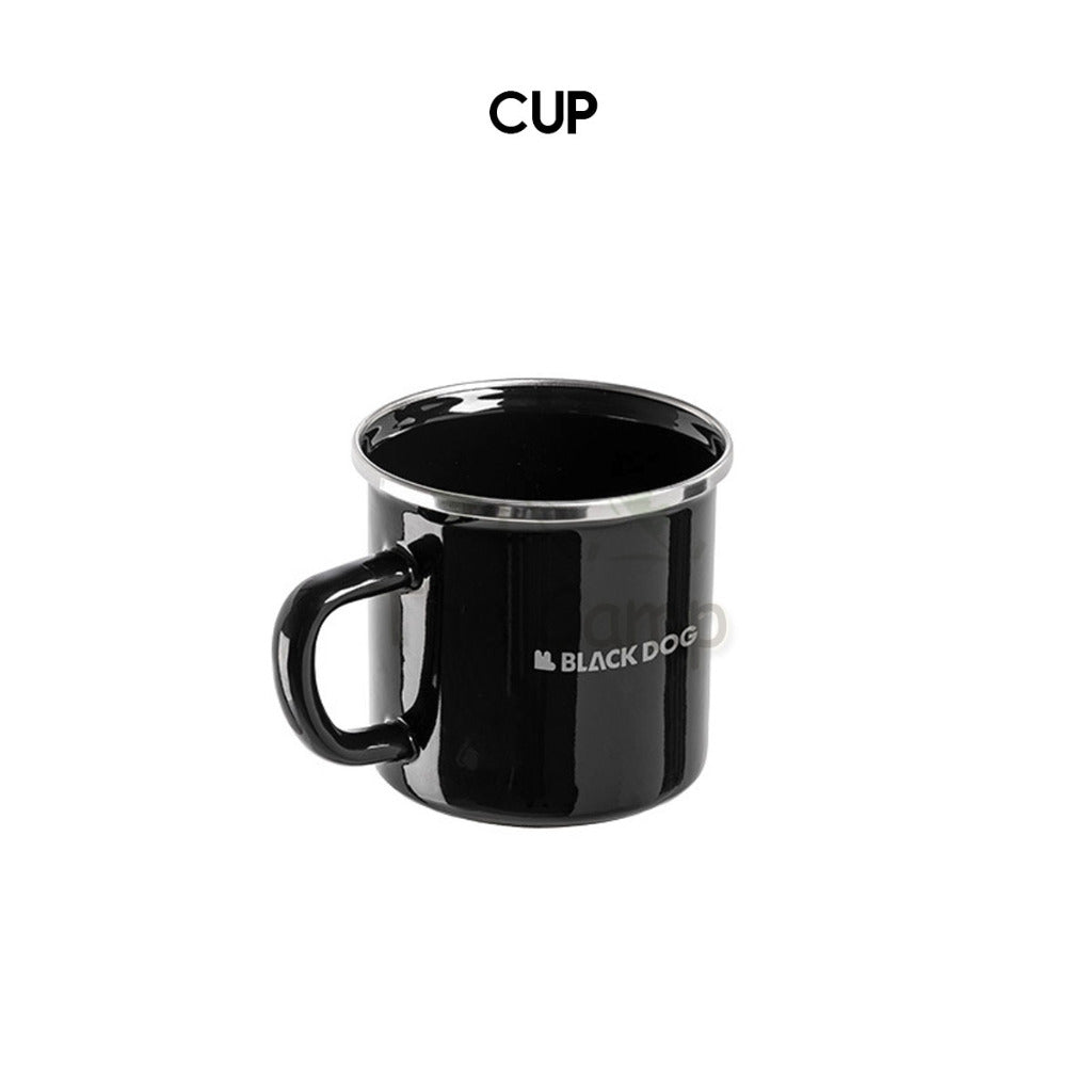 Blackdog Camping Tableware Cup Bowl Plate Sierra Cup Enamel Stainless Steel Aluminium Cookware Cup Set Equipment Utensil