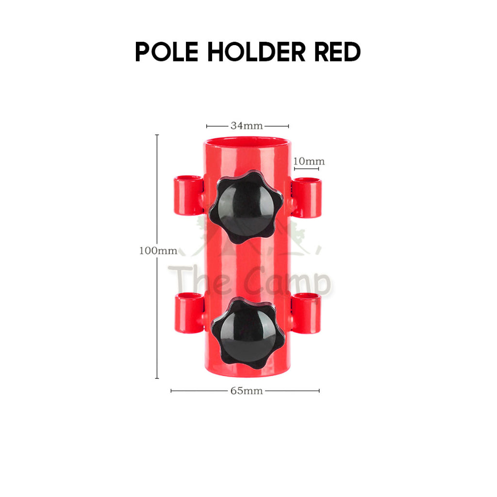 Pole Holder Awning Tarp Flysheet Peg 30cm 40cm 20cm 35cm Rod Outdoor Camping Pemegang Tiang Support Stand