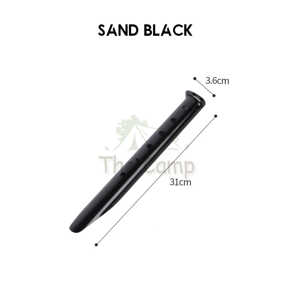 Aluminium Alloy Tent Peg 18cm 23cm with Rope Sand Hexagon Ultralight Stake Camping Sand Flysheet Nail Tarp Awning Beach