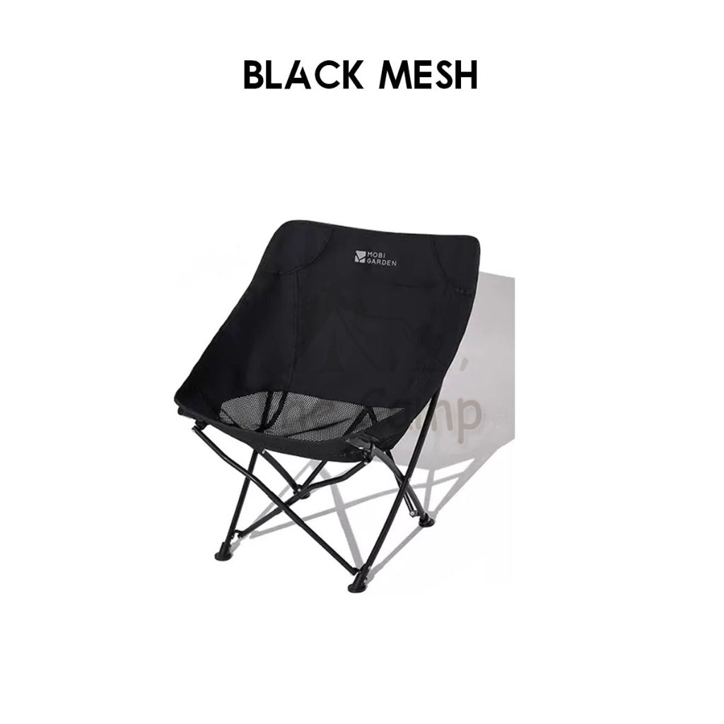 Mobi Garden Folding Chair Outdoor Portable Foldable Camping Moon Chair Aluminium Alloy Lightweight NX22665001 Naturehike