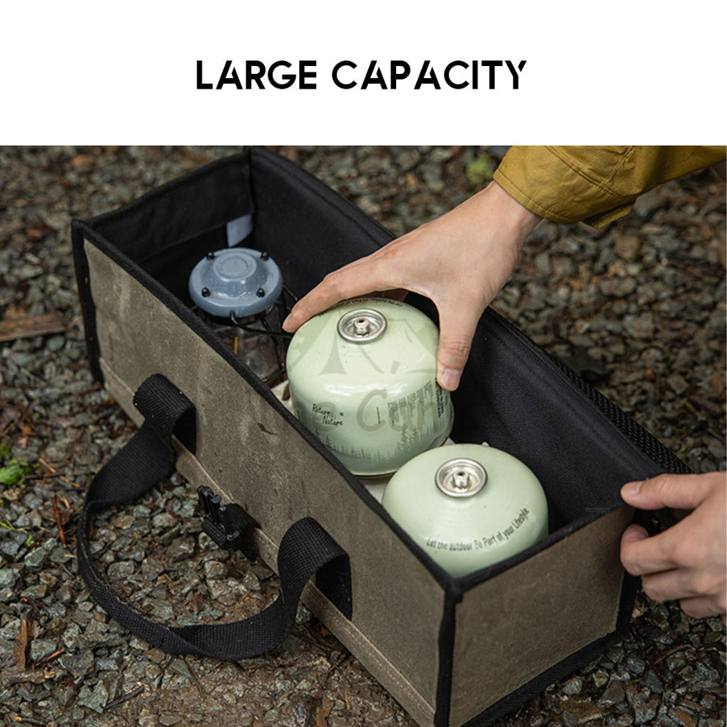 Naturehike Camping Equipment Storage Bag Oil Wax Large Capacity Outdoor Tarp Nail Peg Table Chair Rope Tent NH19PJ103