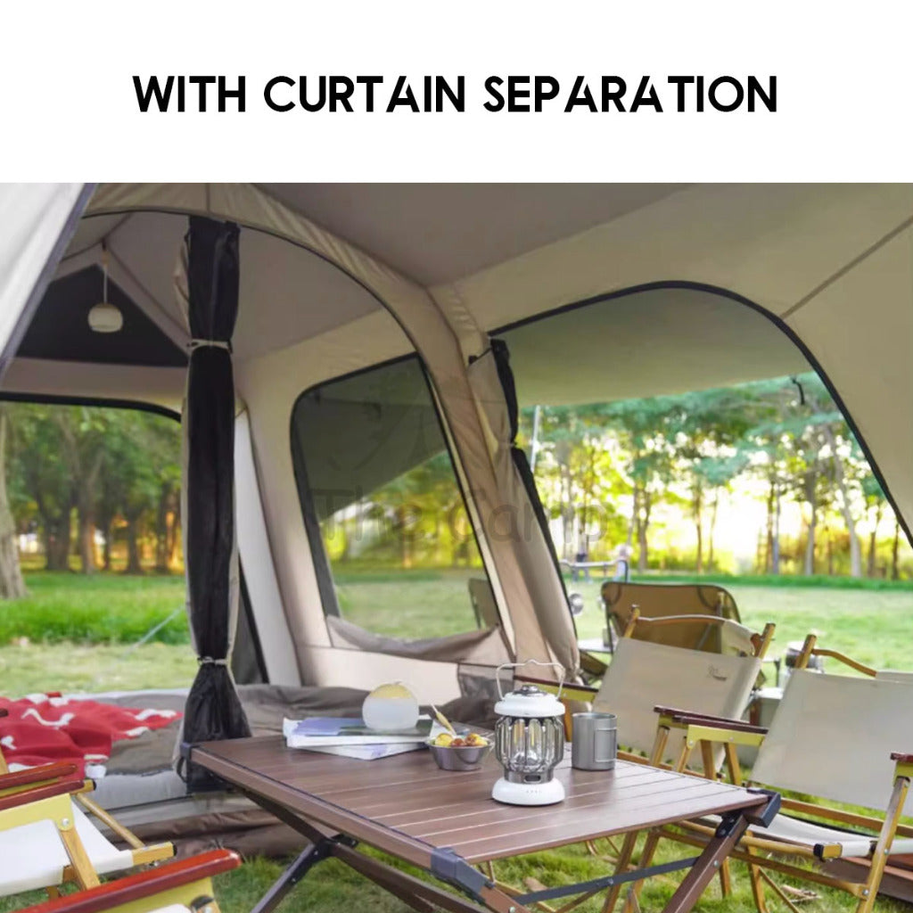 Vidalido Mountain Trip Auto Tent with Front TPU 2 Rooms Multiple Mode Outdoor Camping Poon Saan Cabin Sanstay