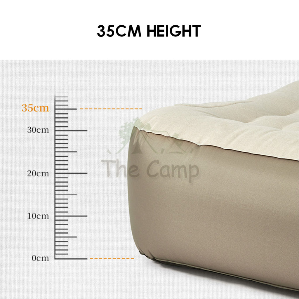 Naturehike 2 In 1 Inflatable Sofa & Bed TPU Outdoor Camping Portable 35CM Thickened Double Single Bed Mattress NH22FCD06