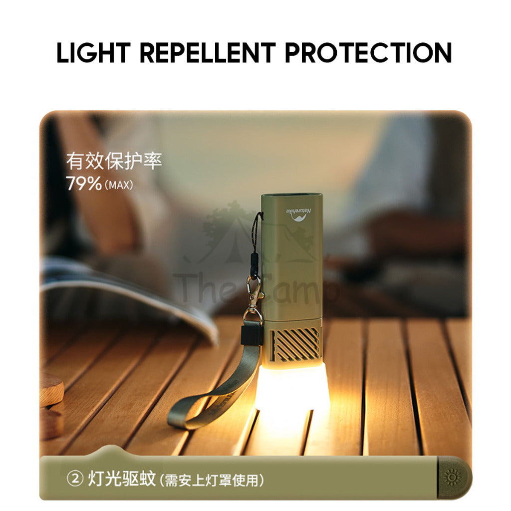 Naturehike Mosquito Repellent Flashlight Portable Outdoor Camping Waterproof Lamp Repeller Light Lamp UV CNH22DQ021