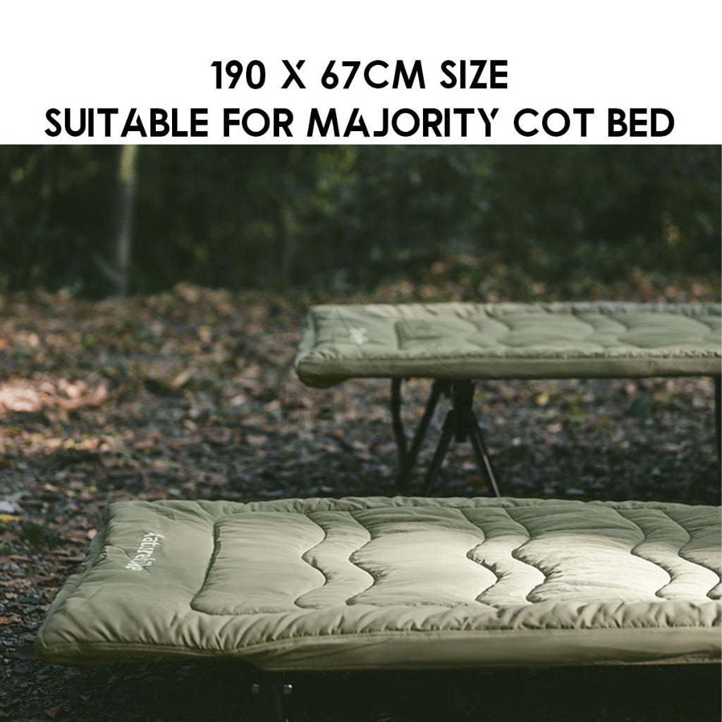 Naturehike Camping Cot Mattress Cotton Sleeping Mat Outdoor Military Bed Mattress Tent Flysheet Peg Table CNK2300DZ022