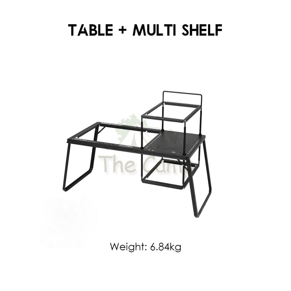 Shinetrip IGT Combination Table Module Outdoor Camping Plate Dish Rack Soto Stove Lamp Pole Spider Star Panel Tea Tray