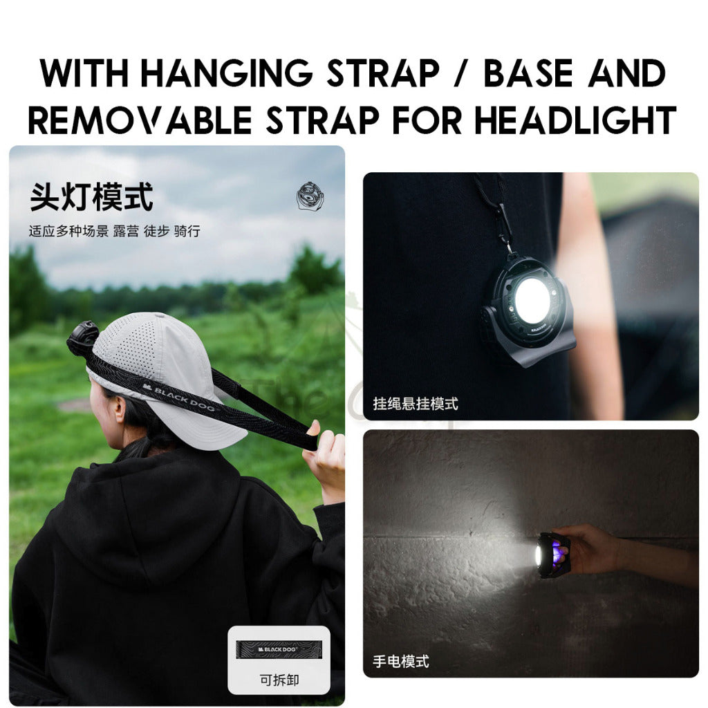 Blackdog Multipurpose Mini Light LED Head Lamp Lighter Lantern Spotlight Flashlight Atmosphere Tripod CBD2450ZM012