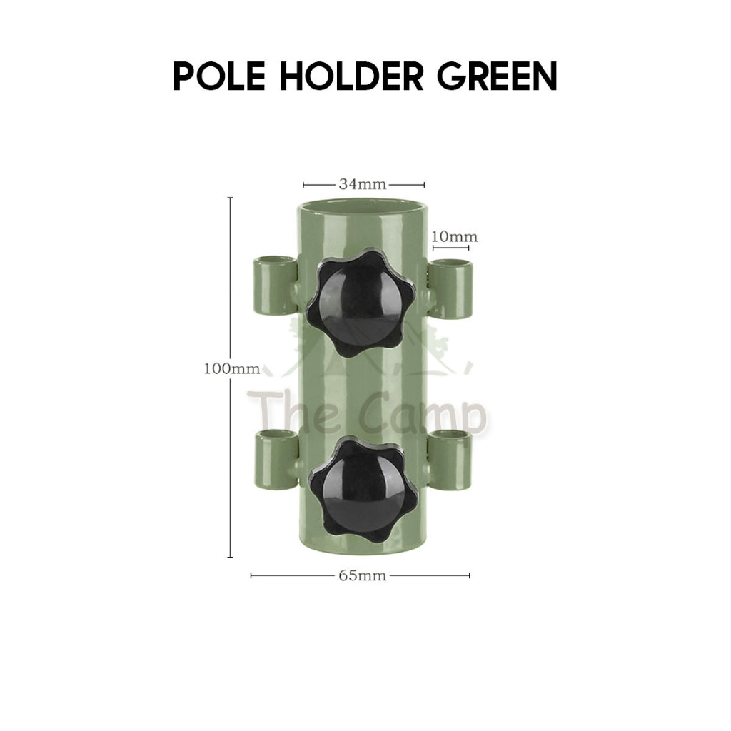 Pole Holder Awning Tarp Flysheet Peg 30cm 40cm 20cm 35cm Rod Outdoor Camping Pemegang Tiang Support Stand