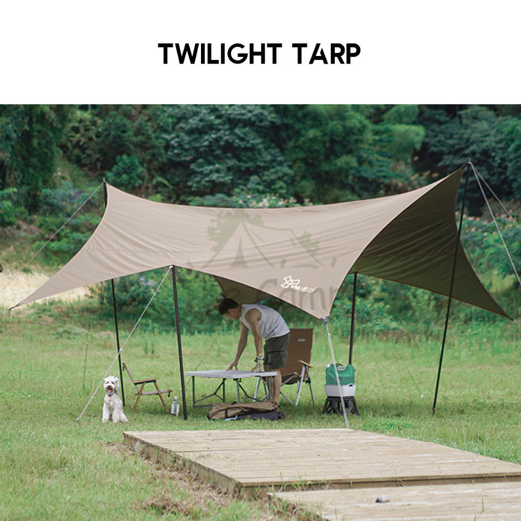 Vidalido Twilight Butterfly Tarp Waterproof UPF12500+ TI Silver Coating Limited Edition Outdoor Camping