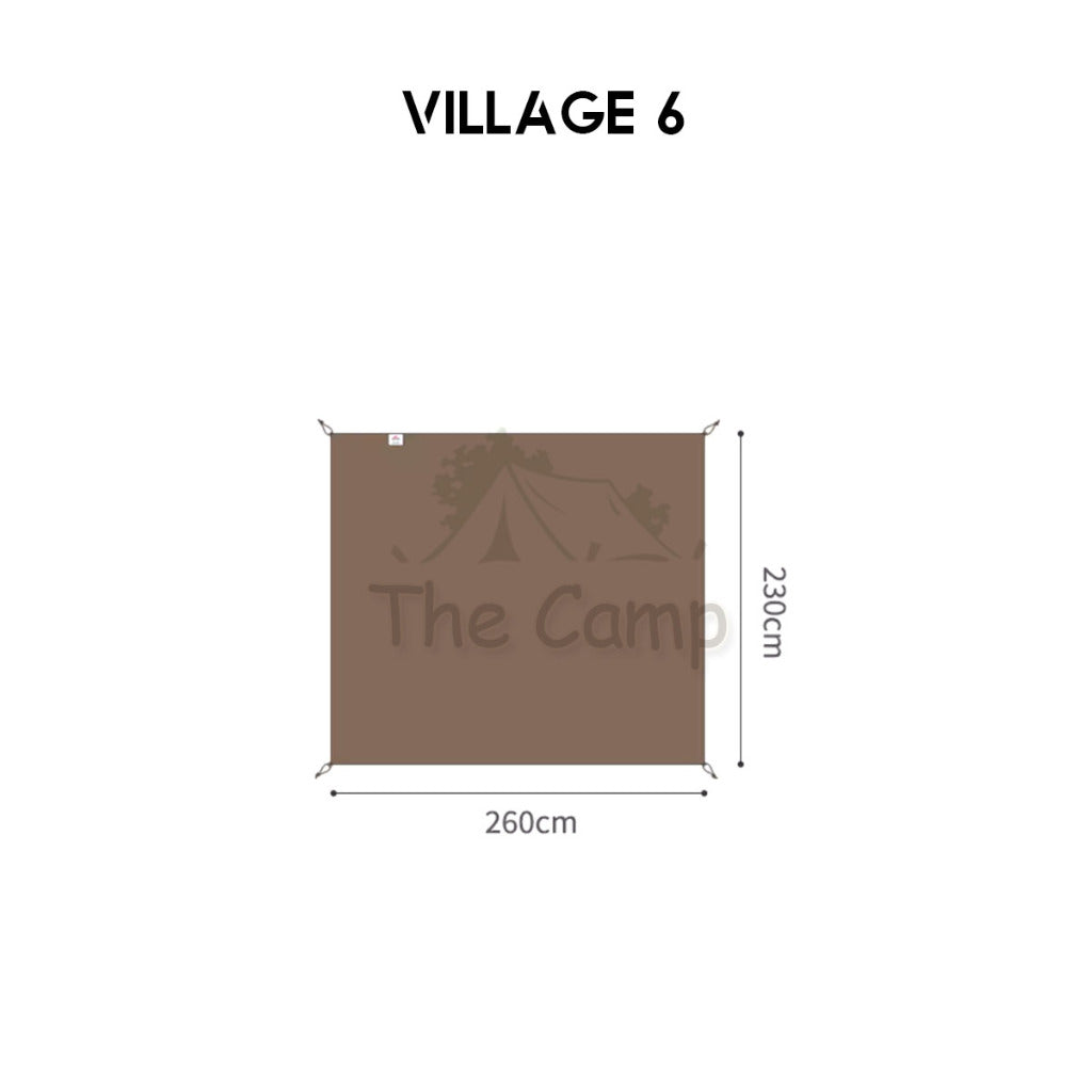 Naturehike Village 5 / 6 / 13 Groundsheet Ground Sheet Camping Tent Outdoor Chair Flysheet Table Tarp Peg Nail Pole