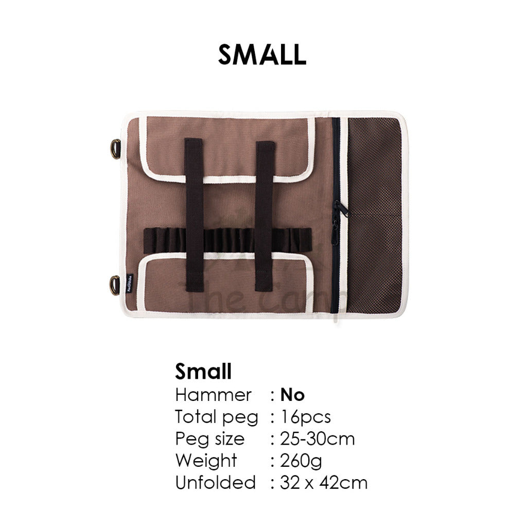 Naturehike Peg Storage Bag Large Small Size Stake Hammer Nail Bags Tent Tarp Paracord Rope Store Camping NH20PJ093