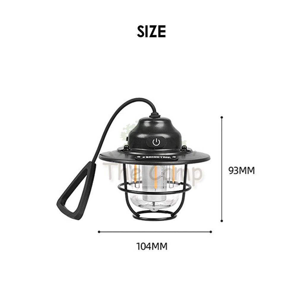 Shinetrip Mini Retro Lamp Outdoor Camping LED Mini Light Atmosphere Atmospheric Lantern Lampu 05 Series A473 Pine Cone