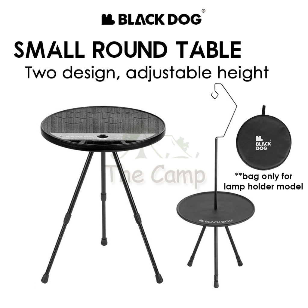 Blackdog Adjustable Small Round Table ABS Acrylic Outdoor Camping With Bag Lamp Holder CBD230JJ029 CBD2300JJ028