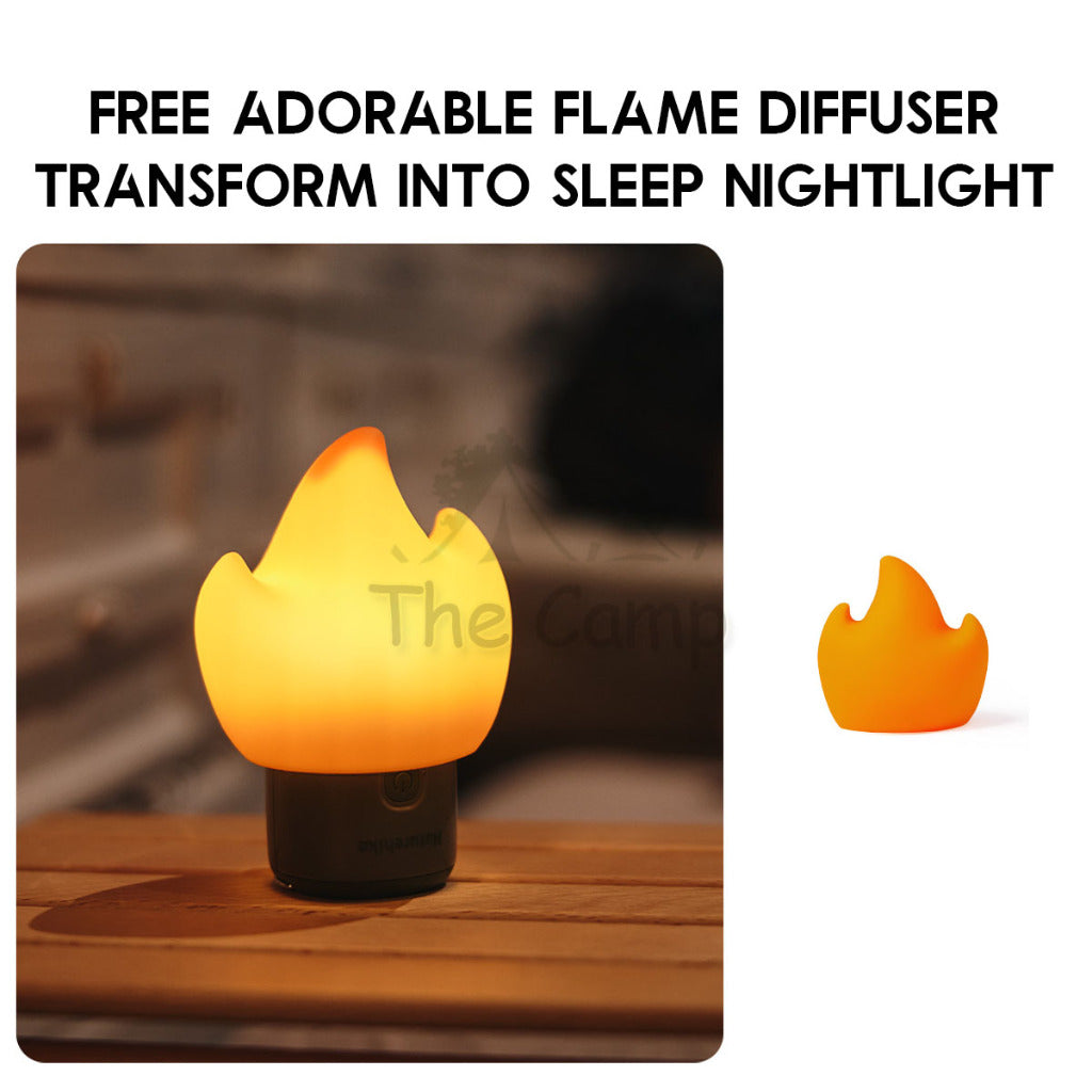 Naturehike Mini Air Pump with Light Outdoor Camping Inflatable Mattress Bed Pump Pillow Tent Lamp CNK2300DQ022