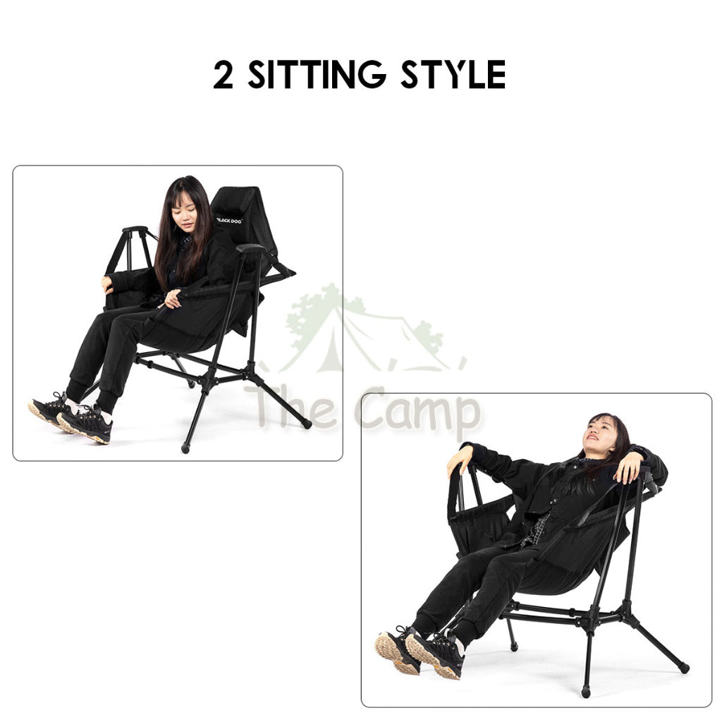 Blackdog Foldable Rocking Chair Portable Adjustable Camping Folding Sling Chair Table Tent Nail Peg Bag CBD2450JJ021