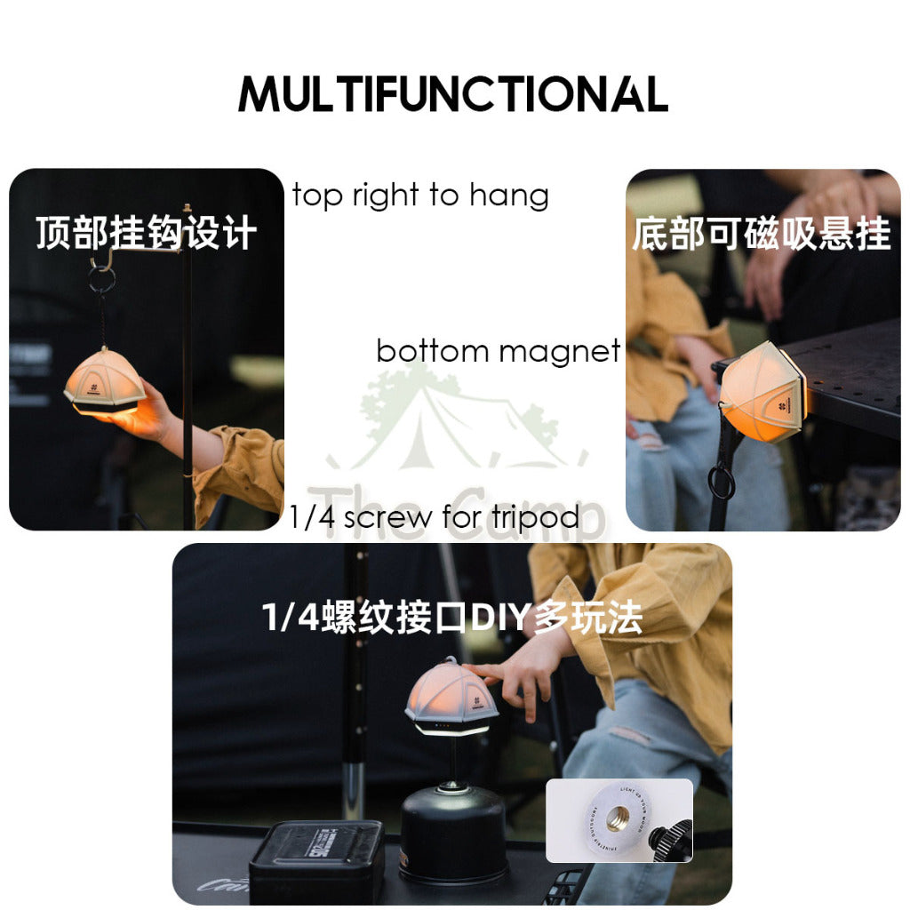 Shinetrip Tap Sensor Light Touch to On Outdoor Camping LED Tent Lamp Dimmable Adjustable Latern Tripod Kid Ambient