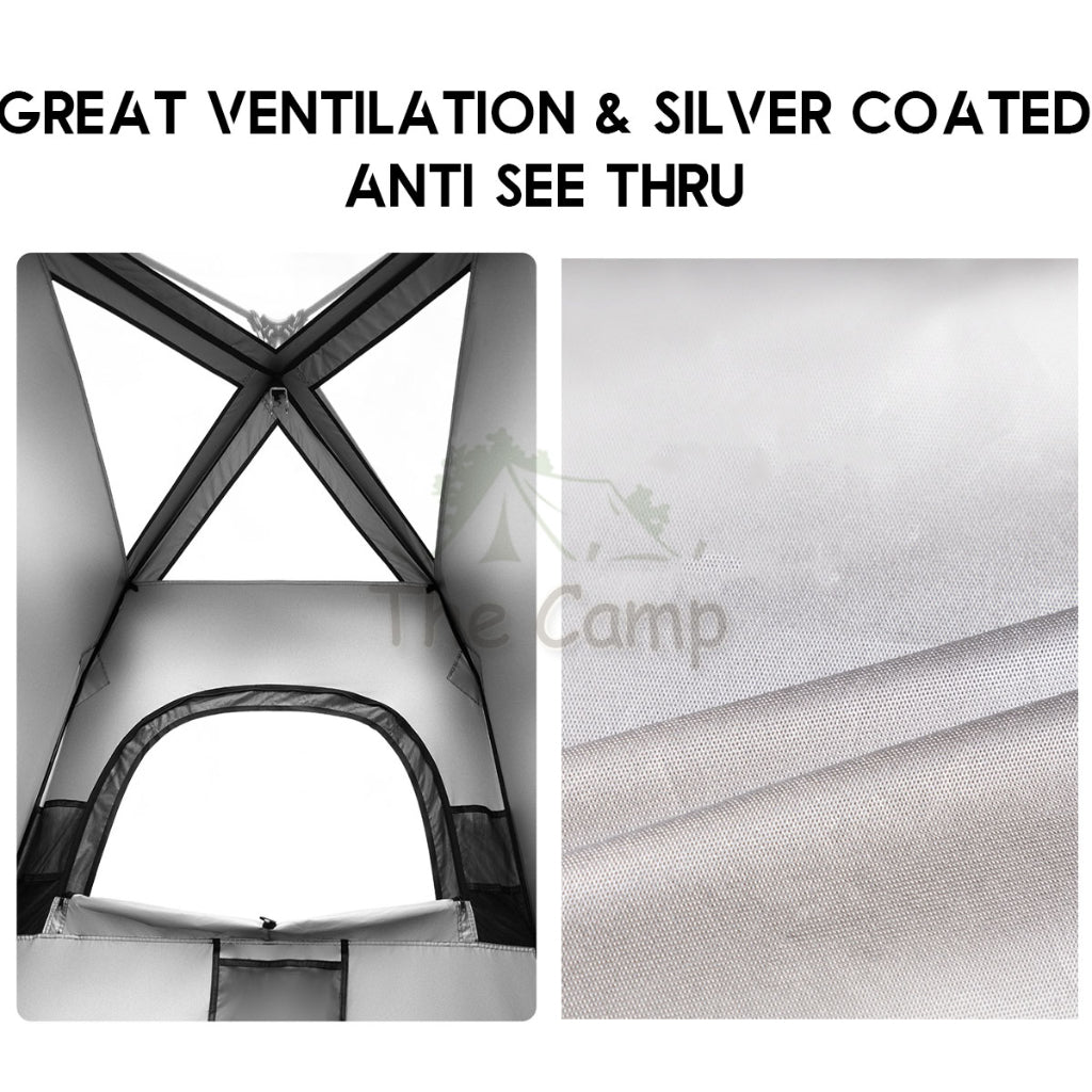 Blackdog Outdoor Camping Changing Shower Tent Travel Bathroom Portable Toilet Waterproof Flysheet Tarp CBD2300ZP014