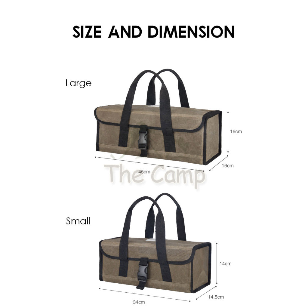 Naturehike Camping Equipment Storage Bag Oil Wax Large Capacity Outdoor Tarp Nail Peg Table Chair Rope Tent NH19PJ103
