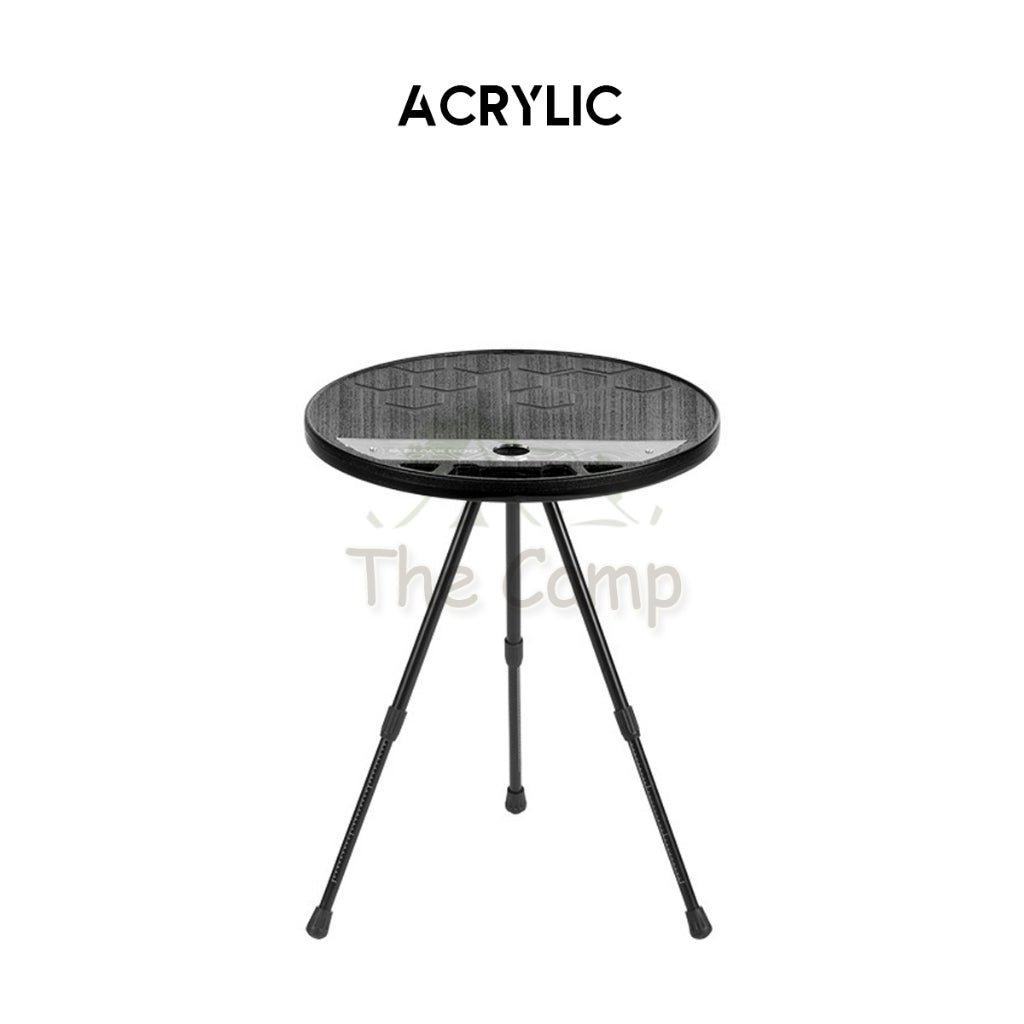 Blackdog Adjustable Small Round Table ABS Acrylic Outdoor Camping With Bag Lamp Holder CBD230JJ029 CBD2300JJ028