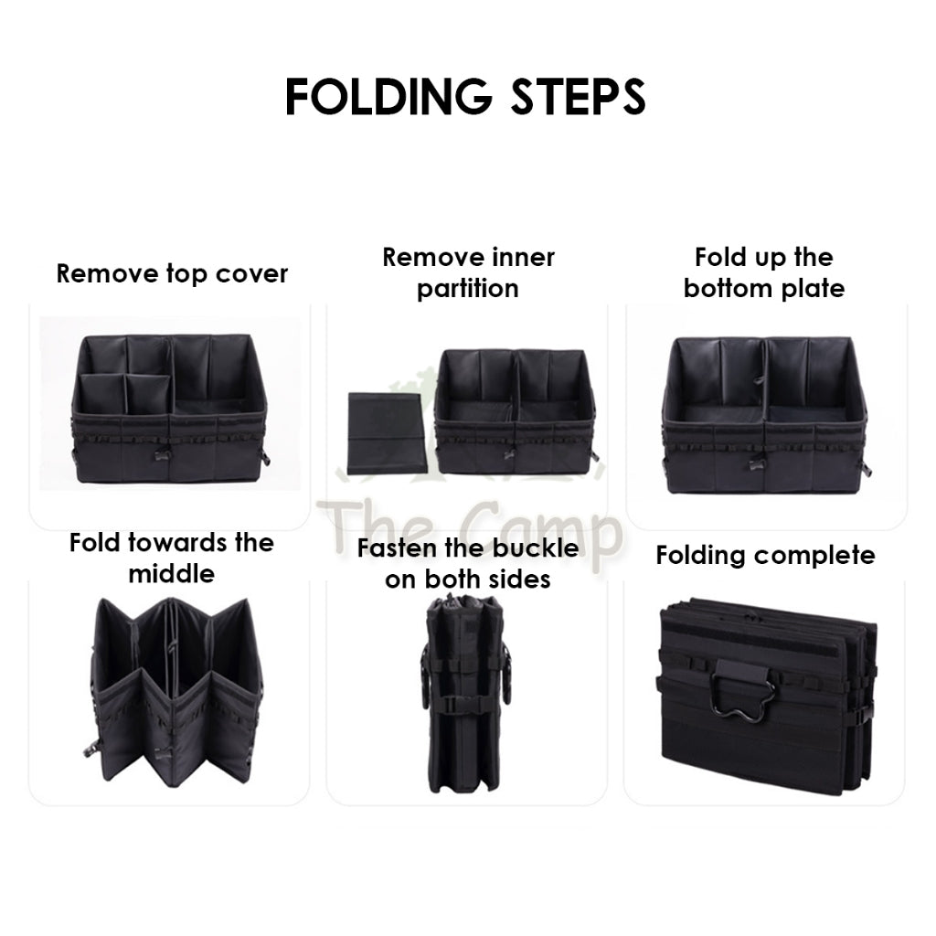 Blackdog Organizer Storage Box 60L Bag Outdoor Camping Foldable Adjustable Compartment Size Large Capacity CBD2300SN020