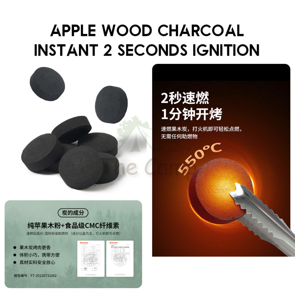 Naturehike Disposable BBQ Grill Stove Set Charcoal BBQ Kit Rack Reusable 2-3 Times Camping Outdoor CNK2300CW012