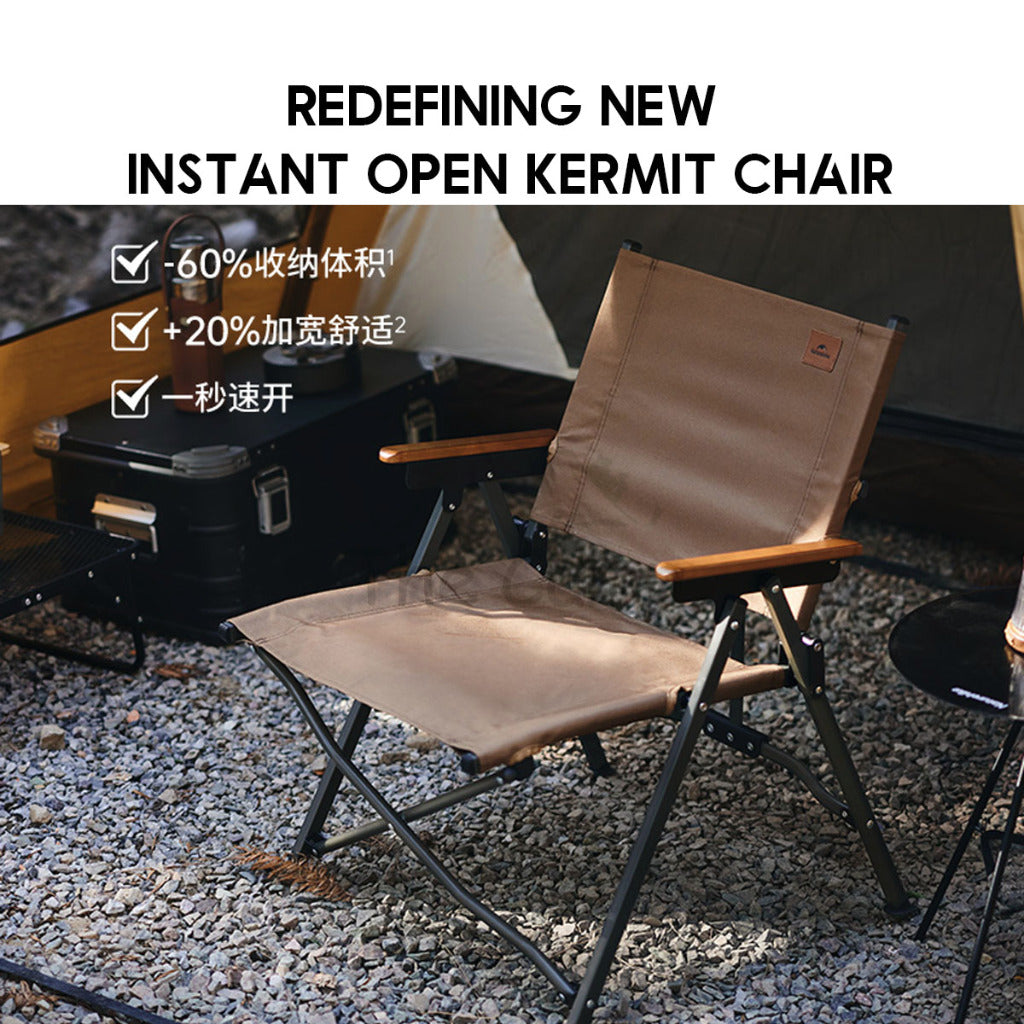 Naturehike Twilight L04 Quick Fold Kermit Chair Outdoor Camping Instant Open Compact Folding Moon Chair CNK2300JJ018