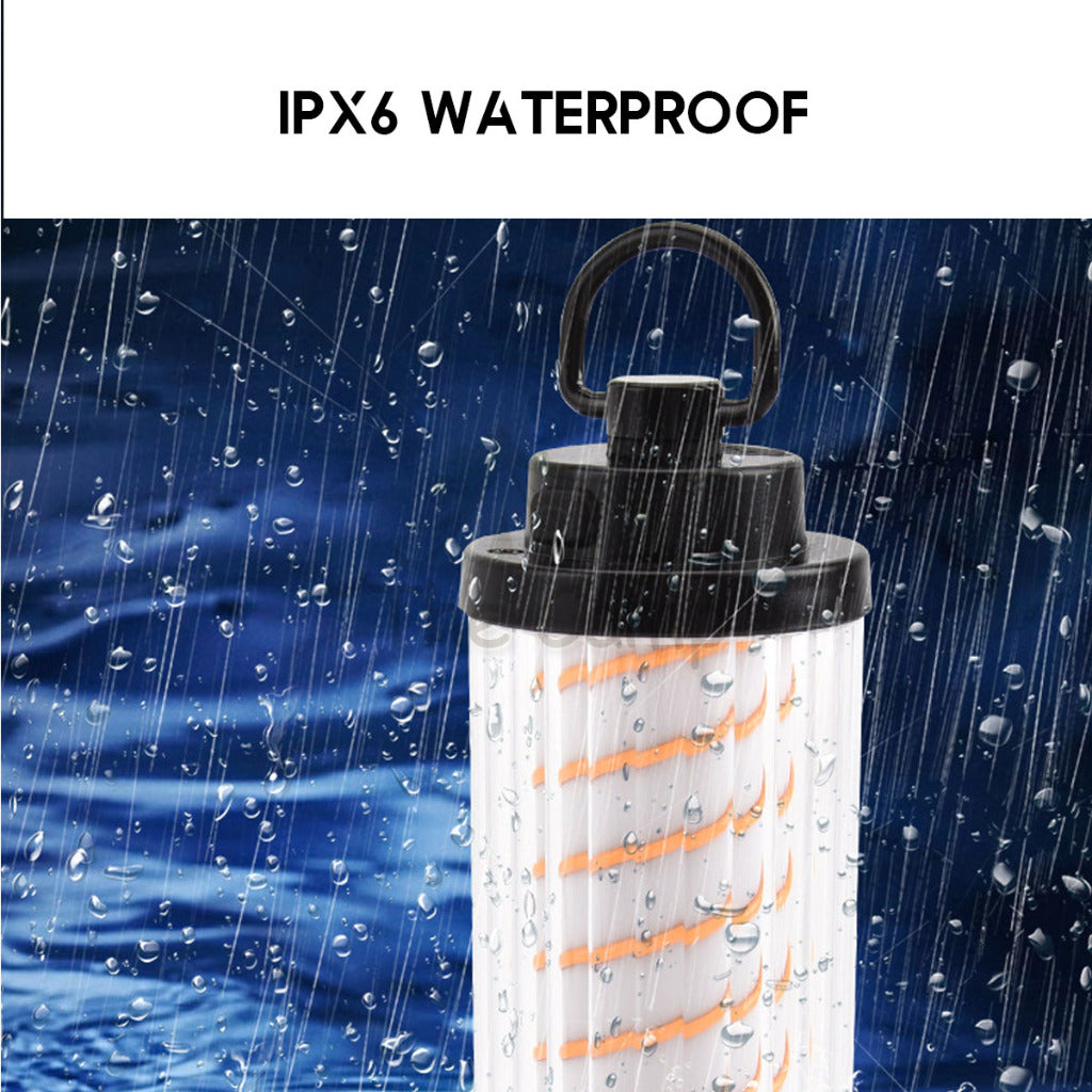 L03 Spiral Torch Light Camping Outdoor Hanging LED Lantern White Laser Atmosphere Lamp Hiking Breathing High Brightness