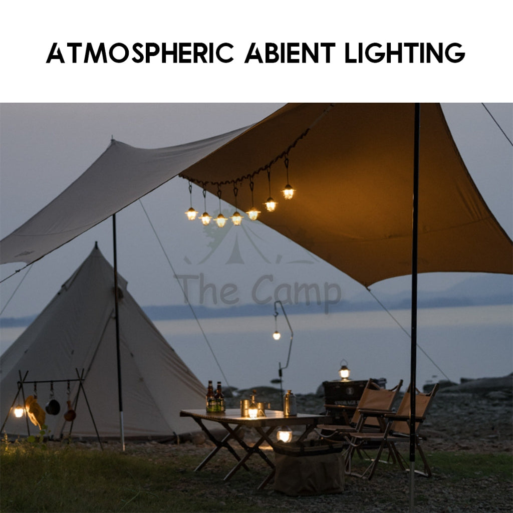 Shinetrip Mini Retro Lamp Outdoor Camping LED Mini Light Atmosphere Atmospheric Lantern Lampu 05 Series A473 Pine Cone
