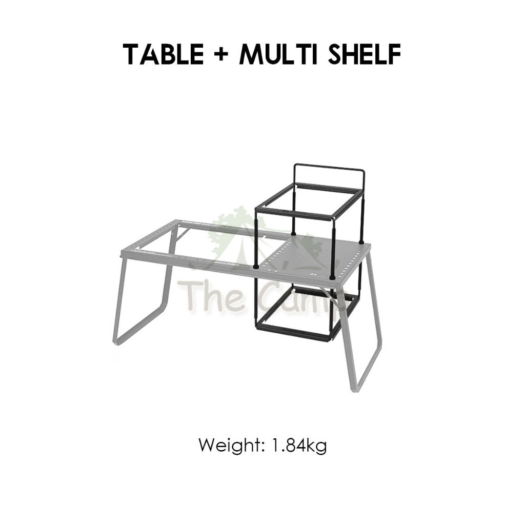 Shinetrip IGT Combination Table Module Outdoor Camping Plate Dish Rack Soto Stove Lamp Pole Spider Star Panel Tea Tray