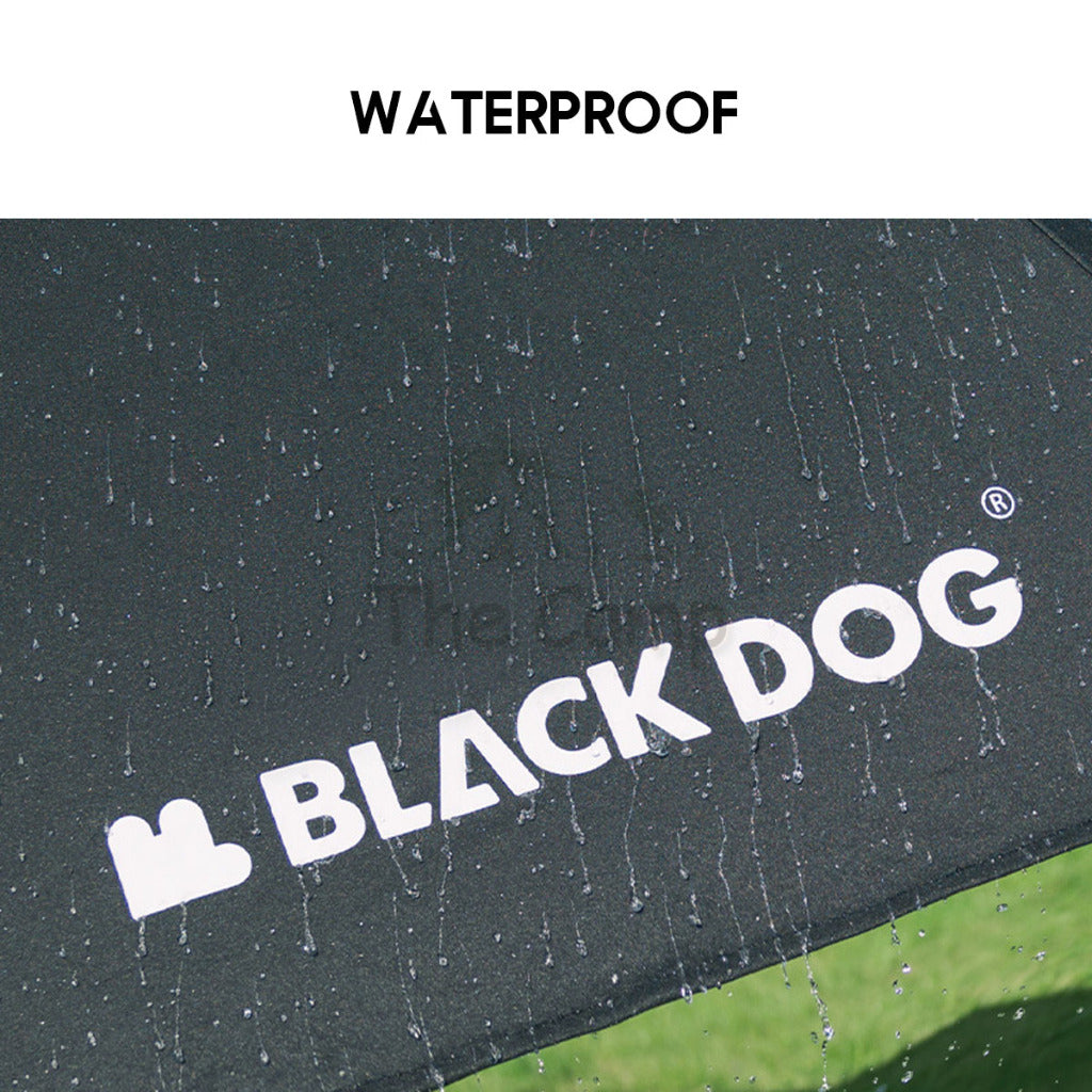 Blackdog Square Large Awning Canopy Adjustable Height Flysheet Outdoor Camping Sunshade Black Umbrella CBD2300ZP018