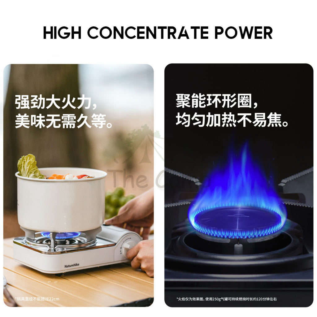Naturehike Mini Cassette Gas Stove 2.2KW Portable Cartridge Burner Furnace Outdoor Camping Picnic Bag CNK2350CF016