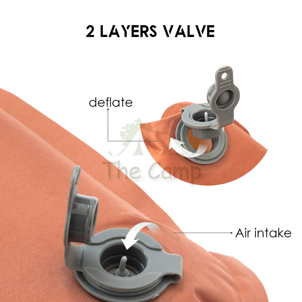 Naturehike 3D Automatic Inflatable Sponge Pillow Camping Silent Soundless Auto Inflate Travel Air Bed NH21ZT001