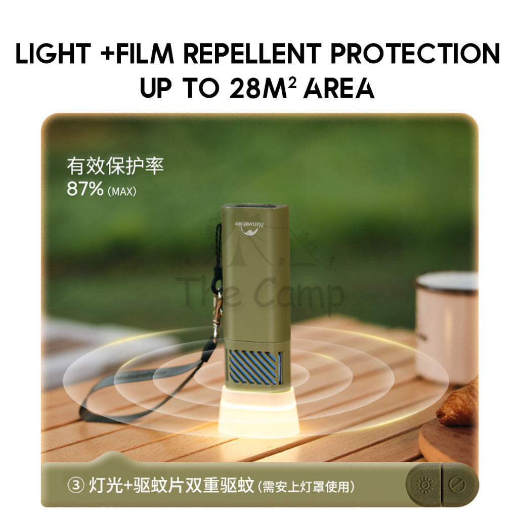 Naturehike Mosquito Repellent Flashlight Portable Outdoor Camping Waterproof Lamp Repeller Light Lamp UV CNH22DQ021