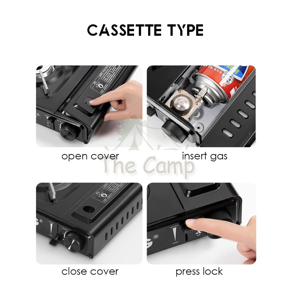 Blackdog Cassette Gas Stove Mini 3100W / 3500W Overpressure Protection Grill Steamboat CBD2300CW013 CBD2300012