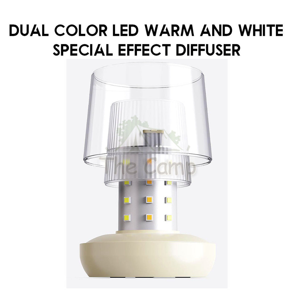 Atmosphere Lamp Built In Roller Fairy Light Fast Pull Bulb Ball String 10m Outdoor Camping Decoration Xmas