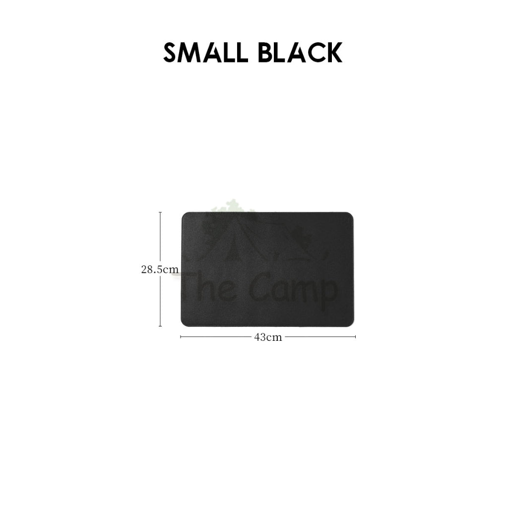 PU Leather Table Mat Anti Scratch Dirt Waterproof Box Mat Camping Outdoor Protector Eggroll Tableware Aluminium Wood