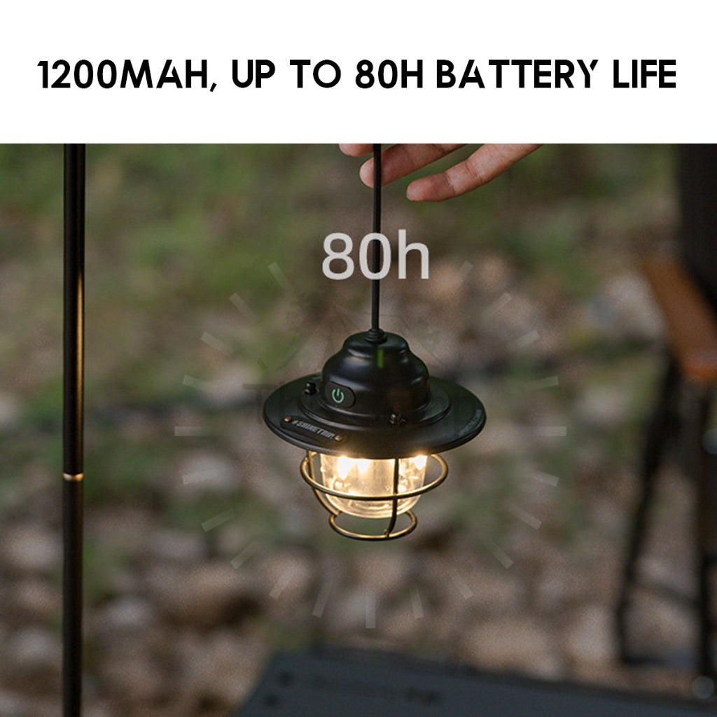 Shinetrip Mini Retro Lamp Outdoor Camping LED Mini Light Atmosphere Atmospheric Lantern Lampu 05 Series A473 Pine Cone