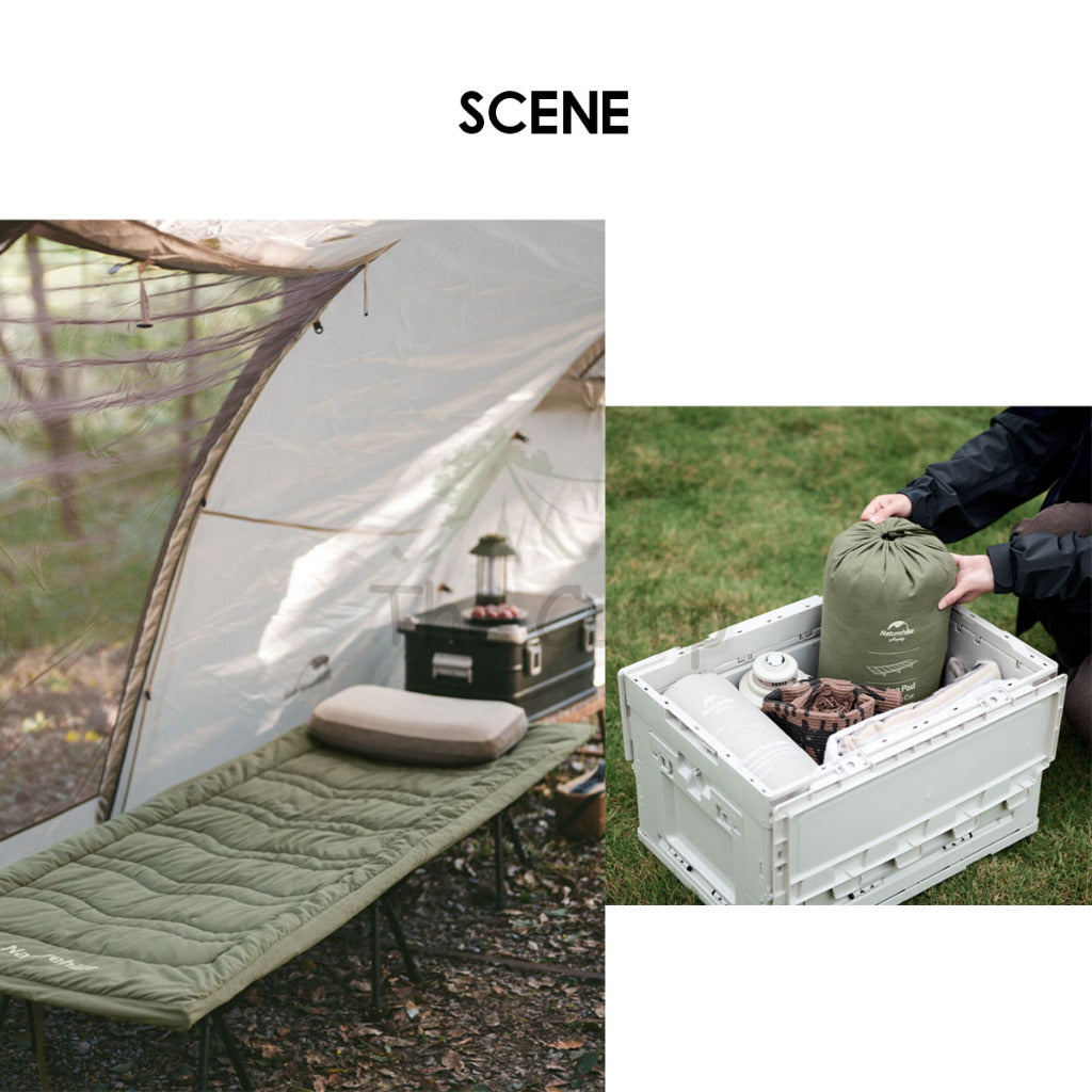Naturehike Camping Cot Mattress Cotton Sleeping Mat Outdoor Military Bed Mattress Tent Flysheet Peg Table CNK2300DZ022