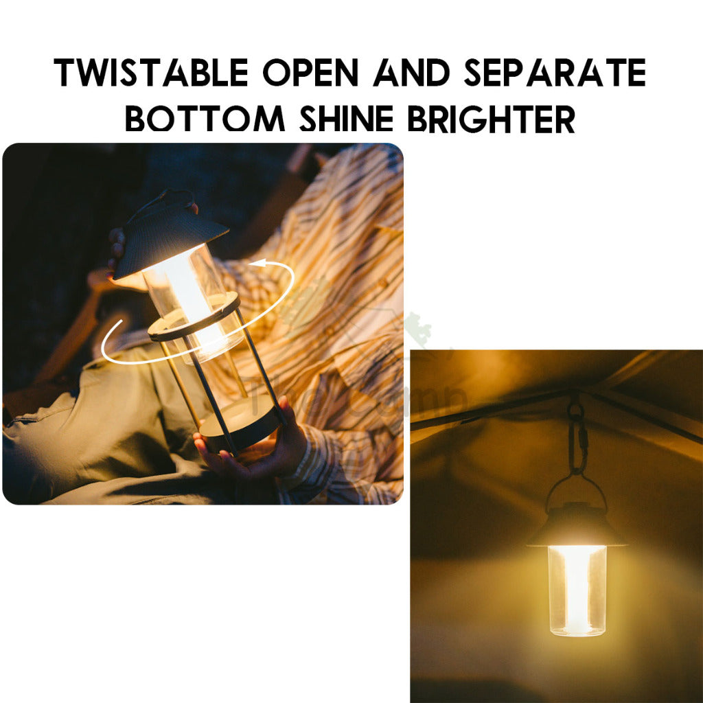 Naturehike Retro Pavilion Camping Light 4000 mAh Outdoor Lantern Lamp Lighting IPX4 Waterproof ShanTing CNK2300DQ013