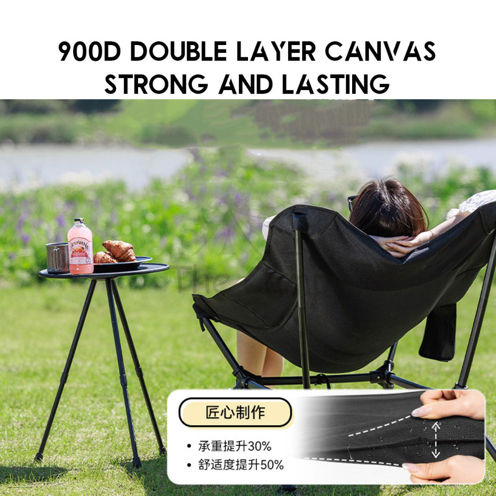 Blackdog Adjustable Leisure Chair Headrest Lounge Lazy Foldable Lying Sleeping Outdoor Camping Recliner CBD2450JJ019