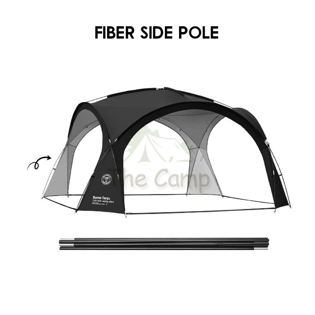 Shinetrip Dome Shelter Pole Accessories Fiber Top Pole or Side Pole