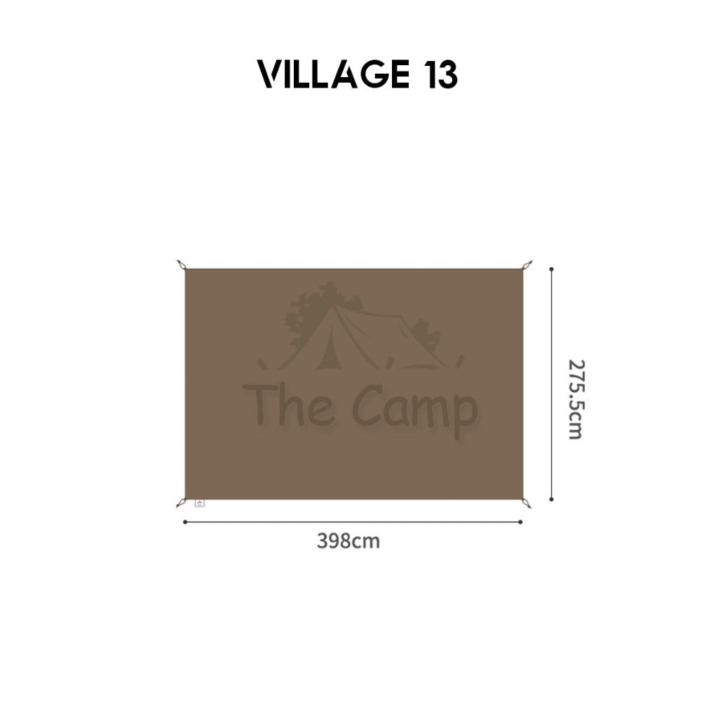 Naturehike Village 5 / 6 / 13 Groundsheet Ground Sheet Camping Tent Outdoor Chair Flysheet Table Tarp Peg Nail Pole