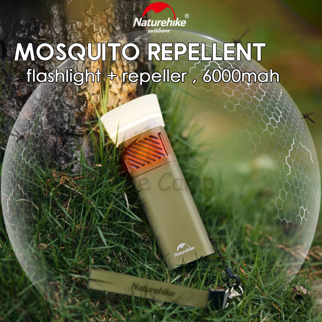 Naturehike Mosquito Repellent Flashlight Portable Outdoor Camping Waterproof Lamp Repeller Light Lamp UV CNH22DQ021