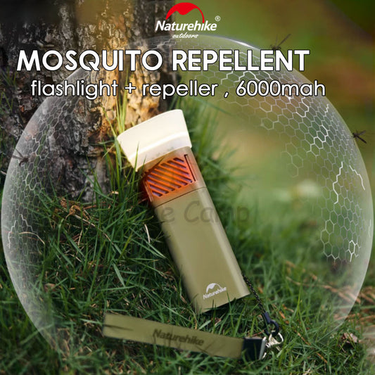 Naturehike Mosquito Repellent Flashlight Portable Outdoor Camping Waterproof Lamp Repeller Light Lamp UV CNH22DQ021